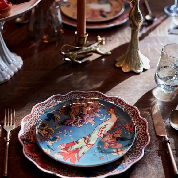 NWT Anthropologie House of Hackney Blue   Dessert Plate - Picture 4 of 5
